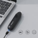 Trimmer multifunctional MaxGroom GT2220A pentru nas, urechi si sprancene, Autonomie 1h, USB-C, Negru 11 - lerato.ro
