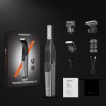 Set trimmer pentru corp MaxGroom M-319, 7000 RPM Autonomie 100 minute, USB-C, IPX6, Accesorii incluse, Negru 10 - lerato.ro