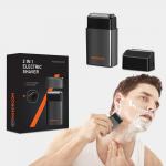 Aparat de tuns electric 2 in 1 MaxGroom M-5580, 7000 RPM, 300 mAh, Autonomie 1h, IPX6, USB-C, Accesorii incluse, Negru 3 - lerato.ro