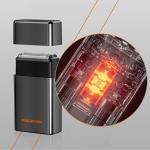 Aparat de tuns electric 2 in 1 MaxGroom M-5580, 7000 RPM, 300 mAh, Autonomie 1h, IPX6, USB-C, Accesorii incluse, Negru 9 - lerato.ro