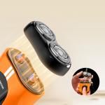 Aparat de ras electric MaxGroom M-501, 5W, 400 mAh, Autonomie 1h, IPX7, USB-C, Portocaliu 7 - lerato.ro