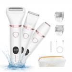 Trimmer multifunctional MaxGroom M-105 pentru femei, Capete interschimbabile, Accesorii incluse, USB-C, Alb 3 - lerato.ro