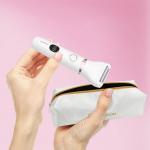 Trimmer multifunctional MaxGroom M-105 pentru femei, Capete interschimbabile, Accesorii incluse, USB-C, Alb 7 - lerato.ro