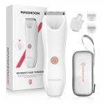 Trimmer multifunctional MaxGroom M-9082 pentru femei, Autonomie 2h, Capete interschimbabile, USB-C, IPX7, Alb 2 - lerato.ro