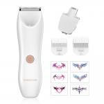 Trimmer multifunctional MaxGroom M-9082 pentru femei, Autonomie 2h, Capete interschimbabile, USB-C, IPX7, Alb 3 - lerato.ro