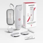Trimmer multifunctional MaxGroom M-9082 pentru femei, Autonomie 2h, Capete interschimbabile, USB-C, IPX7, Alb 4 - lerato.ro