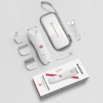 Trimmer multifunctional MaxGroom M-9082 pentru femei, Autonomie 2h, Capete interschimbabile, USB-C, IPX7, Alb 5 - lerato.ro