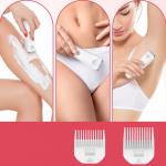 Trimmer multifunctional MaxGroom M-9082 pentru femei, Autonomie 2h, Capete interschimbabile, USB-C, IPX7, Alb 7 - lerato.ro