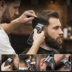 Set 2 in 1 MaxGroom M608, Aparat de tuns + trimmer, 8500 RPM, USB-C, Accesorii incluse, Negru 3 - lerato.ro