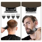 Trimmer multifunctional MaxGroom LK-892, 5W, 6800 RPM, Autonomie 2h, Capete interschimbabile, USB-C, IPX6, Negru 3 - lerato.ro