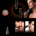 Trimmer multifunctional MaxGroom LK-892, 5W, 6800 RPM, Autonomie 2h, Capete interschimbabile, USB-C, IPX6, Negru 18 - lerato.ro