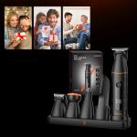 Trimmer multifunctional MaxGroom LK-892, 5W, 6800 RPM, Autonomie 2h, Capete interschimbabile, USB-C, IPX6, Negru 23 - lerato.ro