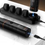 Trimmer multifunctional MaxGroom LK-892, 5W, 6800 RPM, Autonomie 2h, Capete interschimbabile, USB-C, IPX6, Negru 11 - lerato.ro