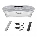 Aparat vibromasaj MERACH MR-2533B1, 150W, 99 viteze, 5 programe, 3 zone de vibratii, Sarcina maxima 181kg, Bluetooth, Alb 3 - lerato.ro