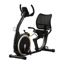 Bicicleta orizontala MERACH MR-S19, 8 niveluri de rezistenta, Sarcina maxima 150kg, 122 x 60 x 118 cm, Bluetooth, Afisaj LCD, Negru