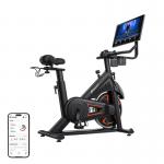 Bicicleta spinning MERACH MR-S36B3, Reglare rezistenta, Afisaj Full HD 21.5 inch, Sarcina maxima 150kg, Negru 3 - lerato.ro