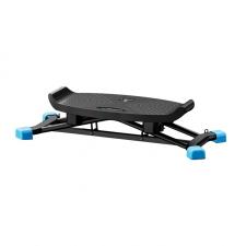  Aparat de antrenament pentru schi MERACH MR-2416B1, 2 cabluri de rezistenta incluse, Pcicioare antiderapante, Negru