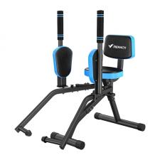 Aparat pentru abductia soldului MERACH MR-2519BL, Reglare pozitie, 2 benzi de rezistenta, Sarcina maxima 150kg, Negru