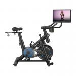 Bicicleta spinning MERACH MR-S26B4-EU, Reglare inclinare, Sarcina maxima 136kg, Ecran Full HD, Negru 3 - lerato.ro