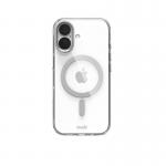 Carcasa Moshi iGlaze Luna Silver cu MagSafe compatibila cu iPhone 17, Transparent 2 - lerato.ro