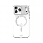 Carcasa Moshi iGlaze Luna Silver cu MagSafe compatibila cu iPhone 17 Pro Max, Transparent 2 - lerato.ro