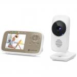Monitor video pentru copii VM483, Ecran LCD 2.8 inch, Wireless 2.4 GHz, Alb 2 - lerato.ro