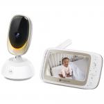Monitor video pentru copii VM85, 1080p, Ecran LCD 5 inch, Control aplicatie, Wi-Fi, Alb 3 - lerato.ro