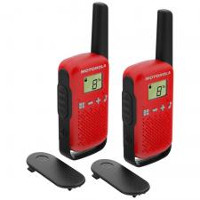 Accesorii auto, Statie radio PMR portabila Motorola Talkabout T42 UDS, set 2 buc, 16 canale, 4 km, Rosu, lerato.ro