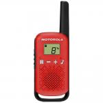 Statie radio PMR portabila Motorola Talkabout T42 UDS, set 2 buc, 16 canale, 4 km, Rosu 3 - lerato.ro