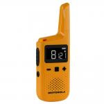 Statie radio PMR portabila Motorola Talkabout T72 UDS, set 2 buc, 16 canale, 8 km, Portocaliu 3 - lerato.ro