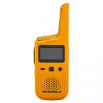 Statie radio PMR portabila Motorola Talkabout T72 UDS, set 2 buc, 16 canale, 8 km, Portocaliu 4 - lerato.ro