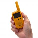 Statie radio PMR portabila Motorola Talkabout T72 UDS, set 2 buc, 16 canale, 8 km, Portocaliu 10 - lerato.ro