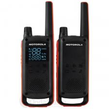 Accesorii auto, Statie radio PMR portabila Motorola Talkabout T82, set 2 buc, 16 canale, 10 km, Negru, lerato.ro