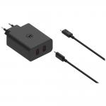 Incarcator retea Motorola TurboPower, 2xUSB-C, 125W, Cablu USB-C/USB-C 1m inclus, Negru 4 - lerato.ro