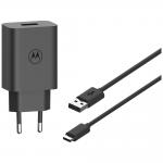 Incarcator retea Motorola TurboPower, USB-A, 33W, Cablu USB-A/USB-C 1m inclus, Negru 5 - lerato.ro