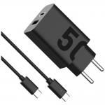 Incarcator retea Motorola TurboPower, USB-C, 50W, Cablu USB-C/USB-C 1m inclus, Negru 2 - lerato.ro