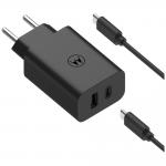 Incarcator retea Motorola TurboPower, USB-C, 50W, Cablu USB-C/USB-C 1m inclus, Negru 5 - lerato.ro