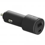 Incarcator auto Motorola TurboPower, 1x USB-C, 1x USB-A, 45W, 3A, Cablu USB-C 1m inclus, Negru 12 - lerato.ro
