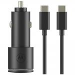 Incarcator auto Motorola TurboPower, 1x USB-C, 1x USB-A, 45W, 3A, Cablu USB-C 1m inclus, Negru 8 - lerato.ro