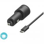 Incarcator auto Motorola TurboPower, 1x USB-C, 1x USB-A, 45W, 3A, Cablu USB-C 1m inclus, Negru 9 - lerato.ro