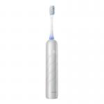 Periuta de dinti sonica Mova Fresh Pro, 3 moduri de curatare, 10 niveluri de intensitate, 2 capete incluse, Alerta presiune, Bluetooth, IPX7, Silver 4 - lerato.ro