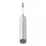 Periuta de dinti sonica Mova Fresh Pro, 3 moduri de curatare, 10 niveluri de intensitate, 2 capete incluse, Alerta presiune, Bluetooth, IPX7, Silver 6 - lerato.ro