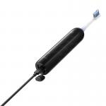 Periuta de dinti sonica Mova Fresh, 3 moduri de curatare, 2 capete incluse, Alerta presiune, IPX7, USB-C, Negru 7 - lerato.ro