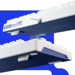 Tastatura gaming mecanica Machenike K500B-B87, Cu fir, RGB, Switch-uri Backlight Red, USB-C, Lungime cablu 1.6m, Alb 13 - lerato.ro