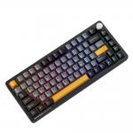 Tastatura gaming mecanica Machenike K600-B82W, Wireless, Bluetooth, USB-C, GR Silver Switch, 4000mAh, RGB, Negru 3 - lerato.ro