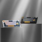 Tastatura gaming mecanica Machenike K600-B82W, Wireless, Bluetooth, USB-C, GR Silver Switch, 4000mAh, RGB, Negru 7 - lerato.ro