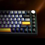 Tastatura gaming mecanica Machenike K600-B82W, Wireless, Bluetooth, USB-C, GR Silver Switch, 4000mAh, RGB, Negru 9 - lerato.ro