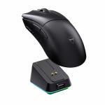 Mouse gaming wireless Machenike L8 Max, 2.4 GHz / Bluetooth / USB-C, 26000 DPI, 7 butoane, 450 mAh, Negru 4 - lerato.ro