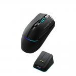Mouse gaming wireless Machenike L8 Pro, 2.4 GHz / Bluetooth / USB-C, 26000 DPI, 7 butoane, 380 mAh, RGB, Negru 4 - lerato.ro