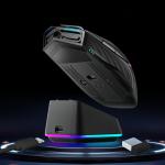 Mouse gaming wireless Machenike L8 Pro, 2.4 GHz / Bluetooth / USB-C, 26000 DPI, 7 butoane, 380 mAh, RGB, Negru 8 - lerato.ro